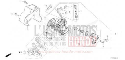 CORPS DE PAPILLON CRF110FR de 2024